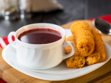 Red Borscht & Croquettes Cooking Instructions (Video)