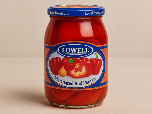 Lowell Marinated Red Peppers