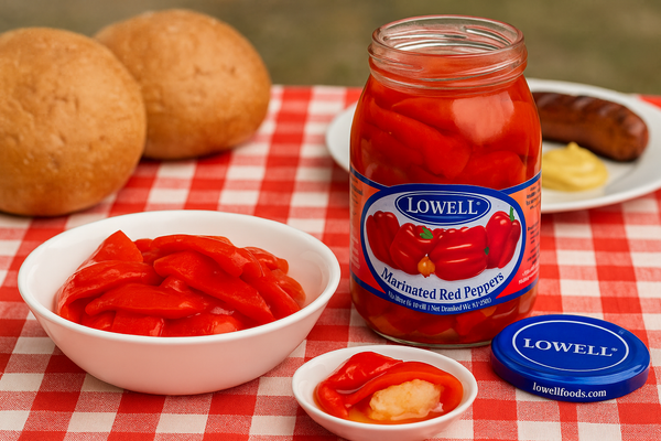 Lowell Marinated Red Peppers