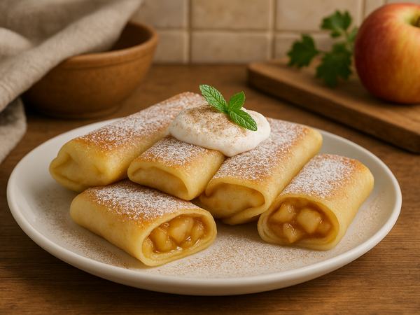 Apple Blintzes