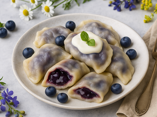 Blueberry Pierogi
