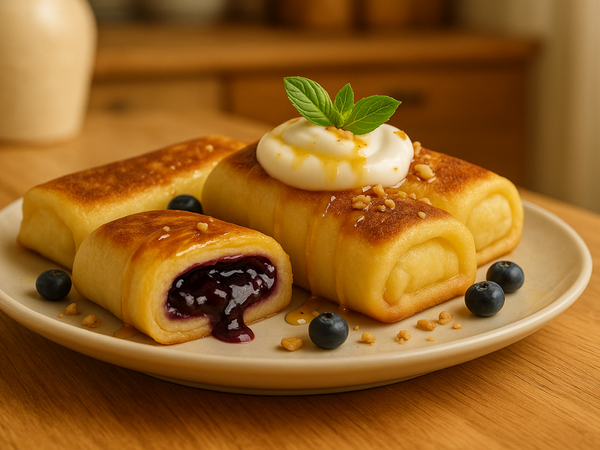 Blueberry Blintzes