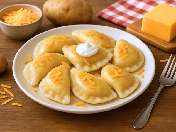 Potato & Cheddar Pierogi