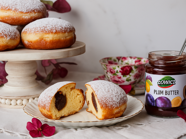 Plum Butter Pączki 4-Pack