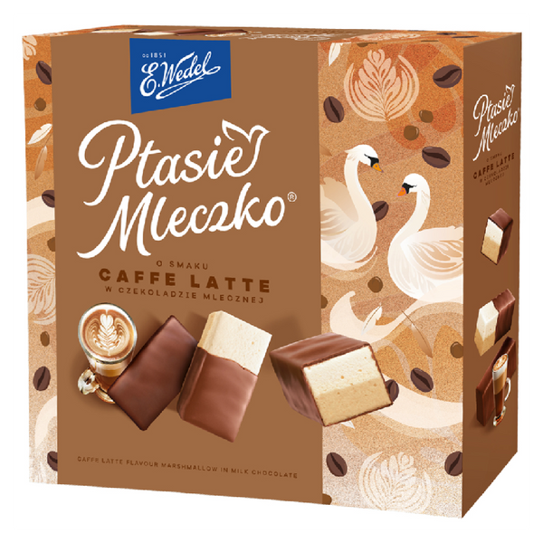 Ptasie Mleczko - Caffe Latte Flavor Marshmallow in Milk Chocolate