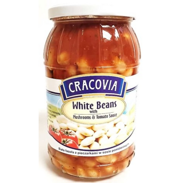Cracovia White Beans with Mushrooms in Tomato Sauce