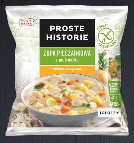 Proste Historie - Mushroom Soup with Barley (Zupa Pieczarkowa z Pietruszka)