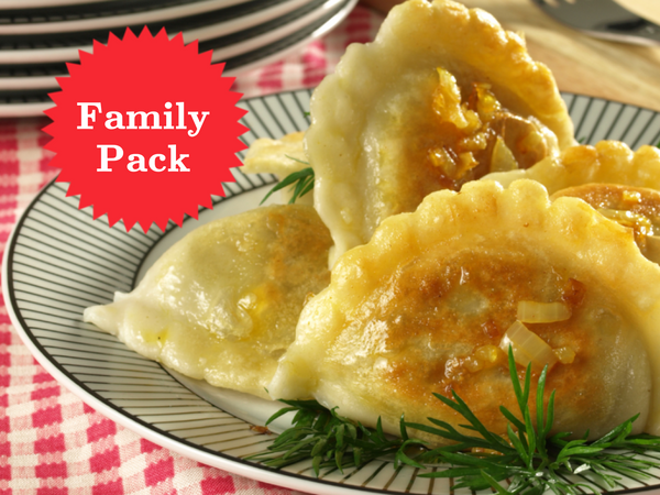 "Traditional" Pierogi Mix: Potato-Cheese, Sweet Cheese, Sauerkraut-Mushroom
