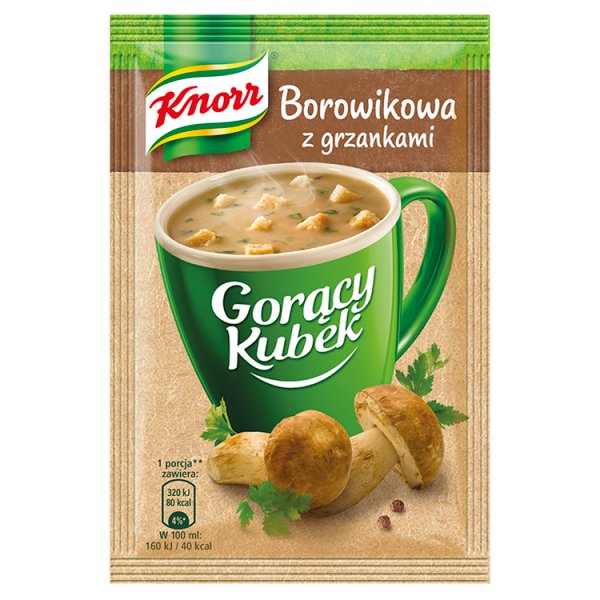 Knorr - Goracy Kubek - Boletus Soup w/Croutons (Borowikowa z Grzankami)