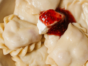 "Fruit" Pierogi Mix: Blueberry, Strawberry, Plum - Polana Polish Food Online