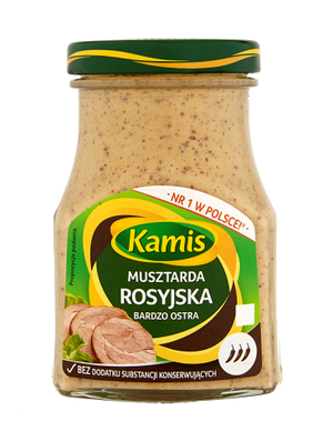Kamis Russian Style Mustard (Rosyjska) - Polana Polish Food Online