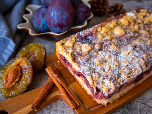 Classic Polish Plum Cake - Sliwkowiec