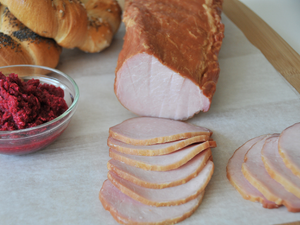 Polish Style Canadian Bacon - Sopocka Poledwica Pojedyncza - Sliced - Polana Polish Food Online