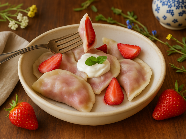 Strawberry Pierogi