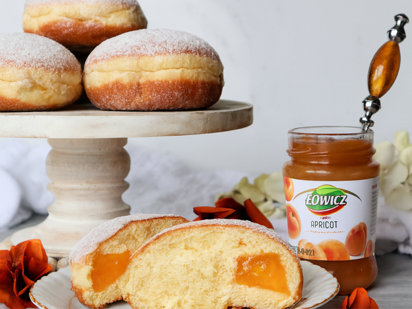 Apricot Pączki 4-Pack