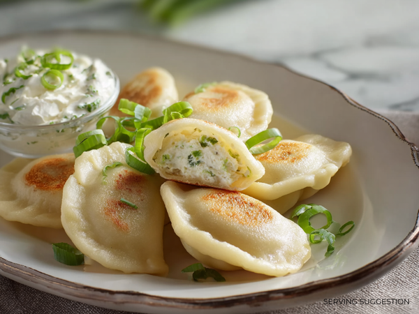 Gluten Free Farmer Cheese & Green Onion Pierogi
