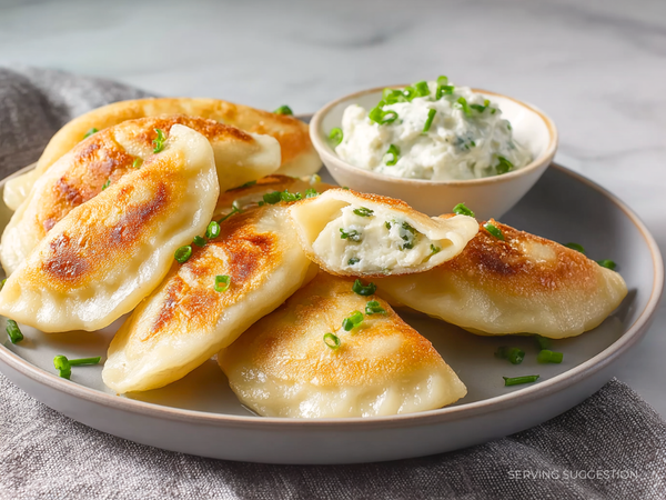 Gluten Free Farmer Cheese & Green Onion Pierogi