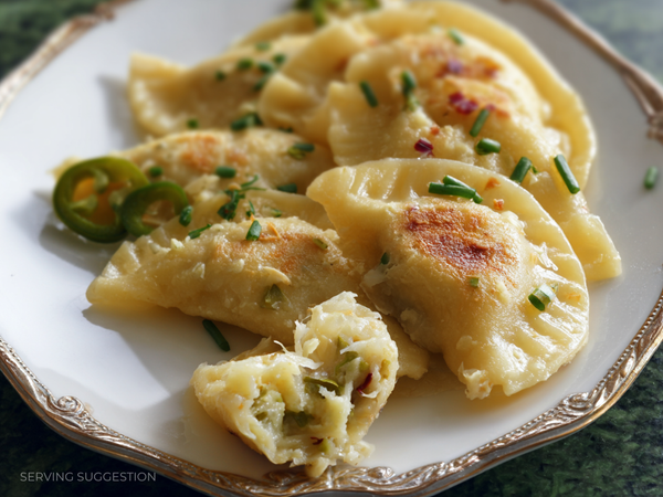 Potato Cheddar & Jalapeno Pierogi