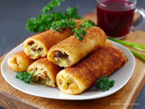 Mushroom & Sauerkraut Croquettes - 5-Rolls