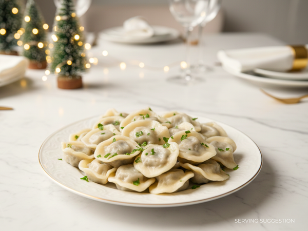 Uszka Wigilijne with Forest Mushroom