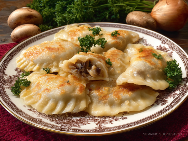 Sauerkraut & Mushroom Pierogi