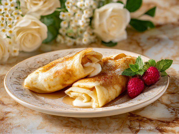 Strawberry Blintzes