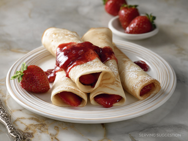 Strawberry Blintzes