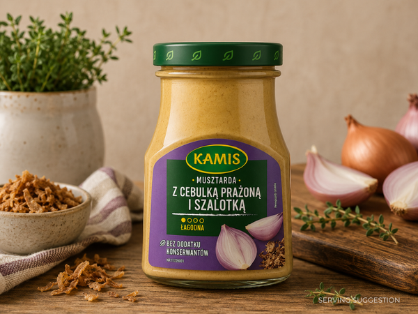 Kamis - Mustard with Roasted Onion & Shallots (Cebulka Prazona i Szalotka)