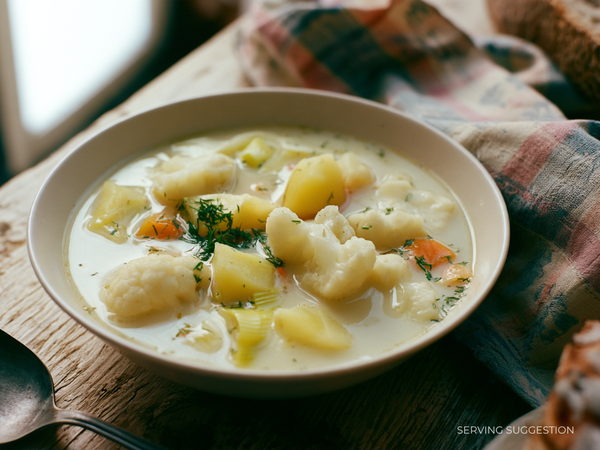 Proste Historie - Cauliflower Soup with Dill (Kalafiorowa z Koperkiem)
