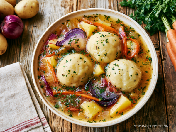 Proste Historie - Potato Soup with Dumpling (Kartoflanka Kociewska z Golcami)
