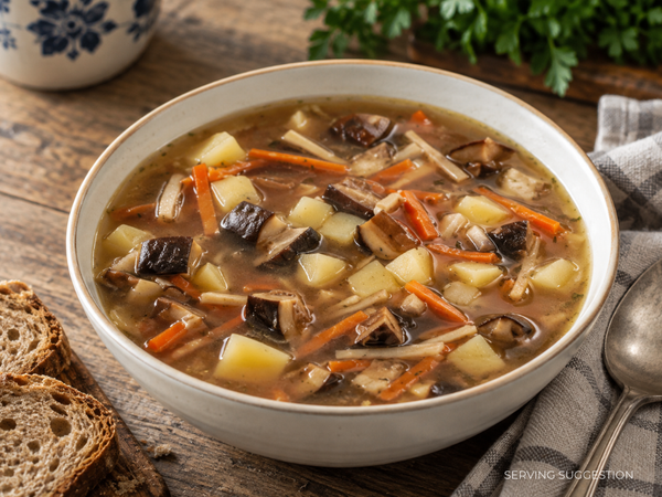 Proste Historie - Mushroom Soup with Boletes (Zupa Grzybowa z Podgrzybkami)