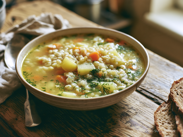 Proste Historie - Barley Soup (Krupnik z Kasza Jeczmienna)