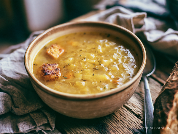 Proste Historie - Onion Soup with Thyme (Cebulowa z Tymiankiem)