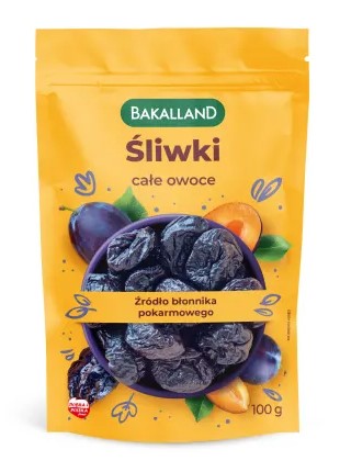 Bakalland - Pitted Dried Prunes (Sliwka - Cale Owoce)