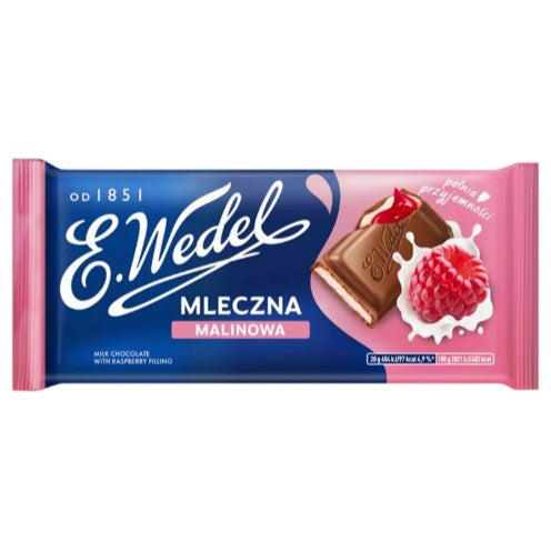 Wedel - Milk Raspberry Chocolate Bar