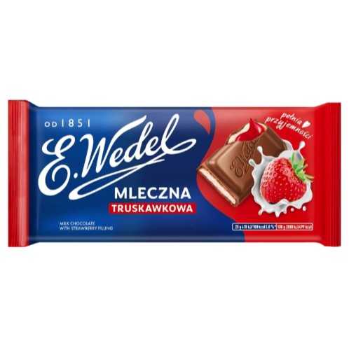 Wedel - Milk Chocolate with Strawberry Filling