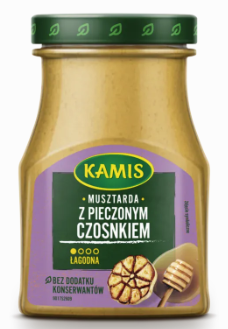 Kamis - Mustard with Roasted Garlic and Honey (Musztarda Z Pieczonym Czosnkiem)