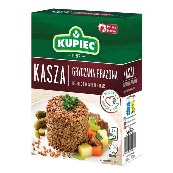 Kupiec Buckwheat Roasted Groats (Kasza Gryczana Prazona)