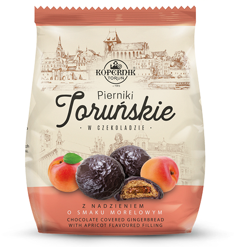 Kopernik - Chocolate Covered Gingerbread with Apricot Flavored Filling