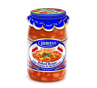 Lowell Baked Beans w/Tomato & Mushroom