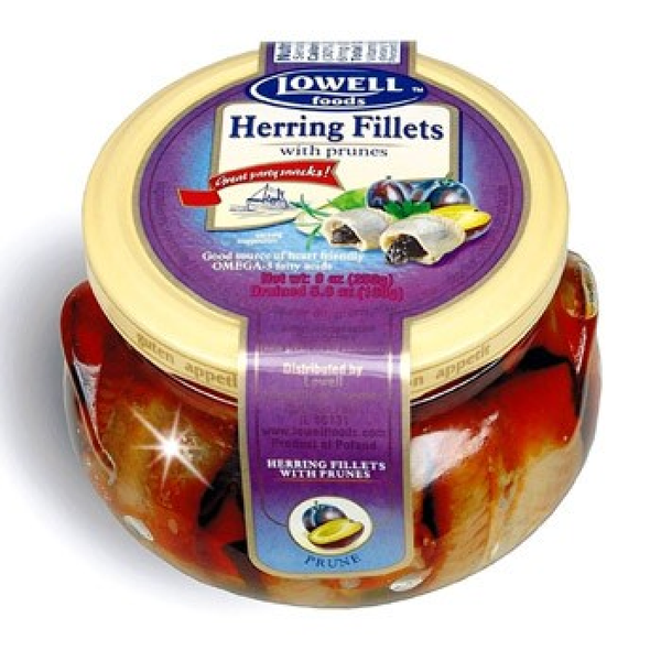 Lowell - Herring Fillets w/Prunes (Kalifornijskie)