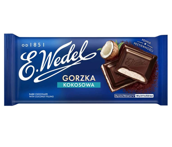 WEDEL - Dark Chocolate with Coconut (Gorzka Kokosowa)