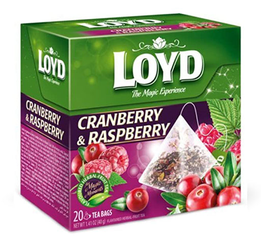Cranberry & Raspberry tea - Loyd