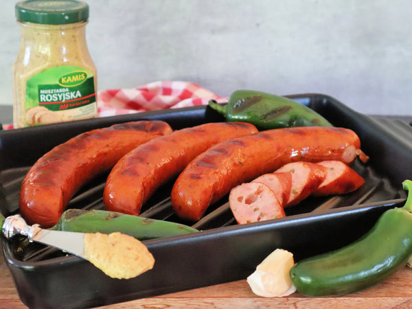 BBQ Smoked Sausage with Cheddar & Jalapeno