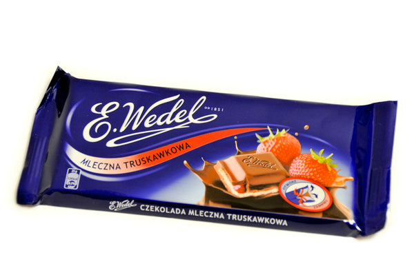 Wedel - Milk Chocolate with Strawberry Filling - Polana