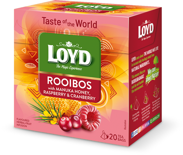 Rooibos with Manuka Honey, Cranberry & Raspberry - Loyd