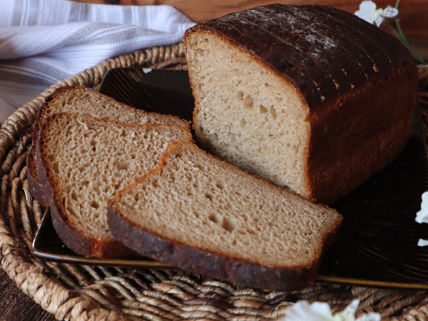 Dark Rye Yeast-Free Bread