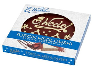 Torcik Wedlowski- hand decorated praline wafer torte - Polana