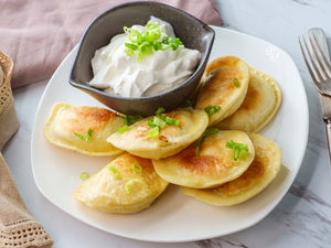 Gluten Free Farmer Cheese & Green Onion Pierogi - Polana