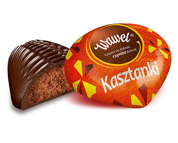 Wawel - Small Package of Kasztanki Cocoa with Wafer Chocolates